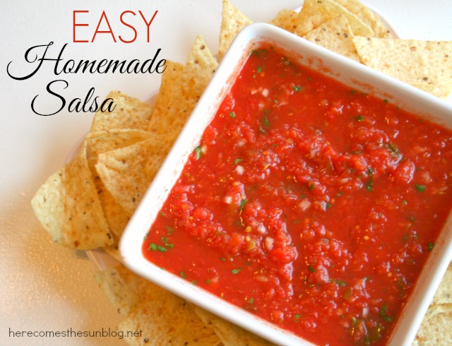 Easy Homemade Salsa Recipe