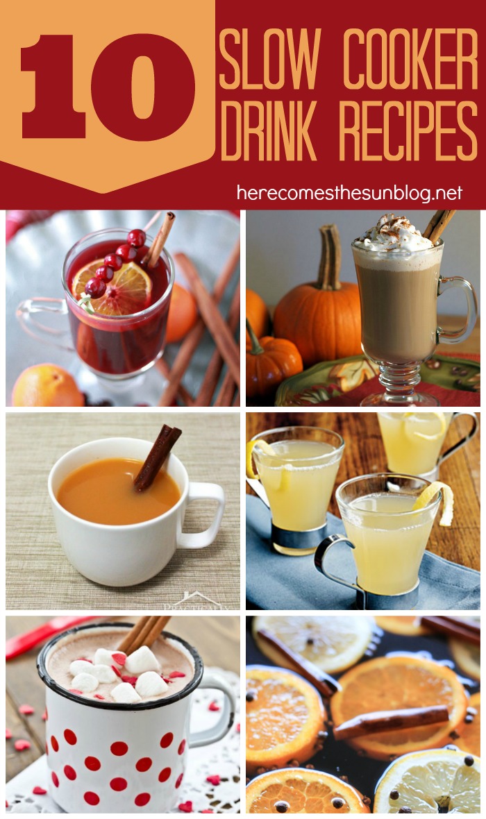 10 Delicious Slow Cooker Drink Recipes that you MUST make this Fall and Winter season!