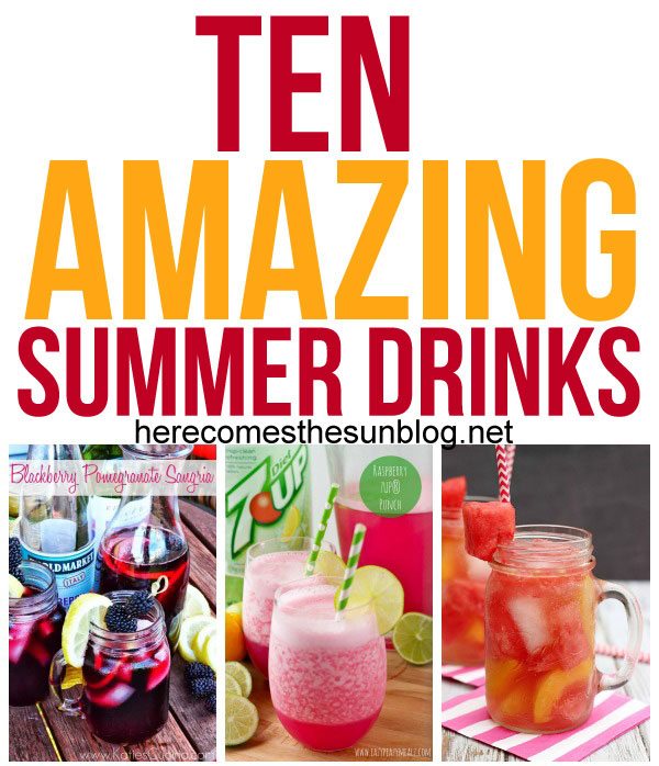 10 Amazing Summer Drink Recipes