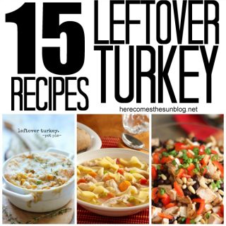 Leftover Turkey Recipes! I can't wait to make some of these this weekend!