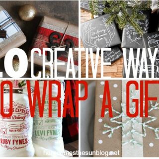 Creative ways to wrap a gift !