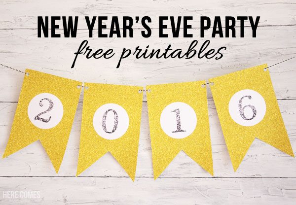 New Year’s Eve Party Printables