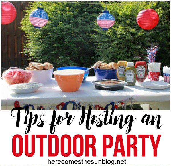 Tips for Hosting an Outdoor Party