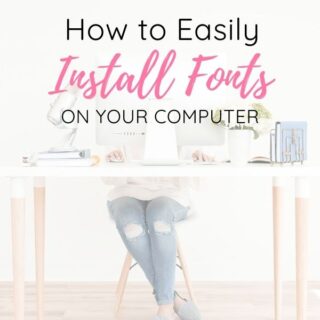 install fonts on computer