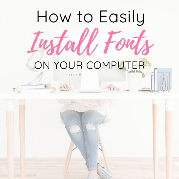 install fonts on computer