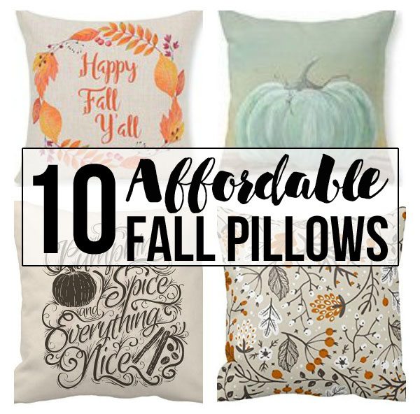 10 Affordable Fall Pillows to Beautify Your Home