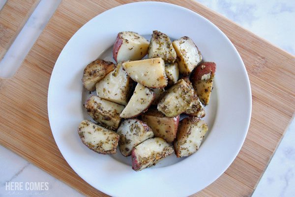 10 Minute Skillet Rosemary Potatoes