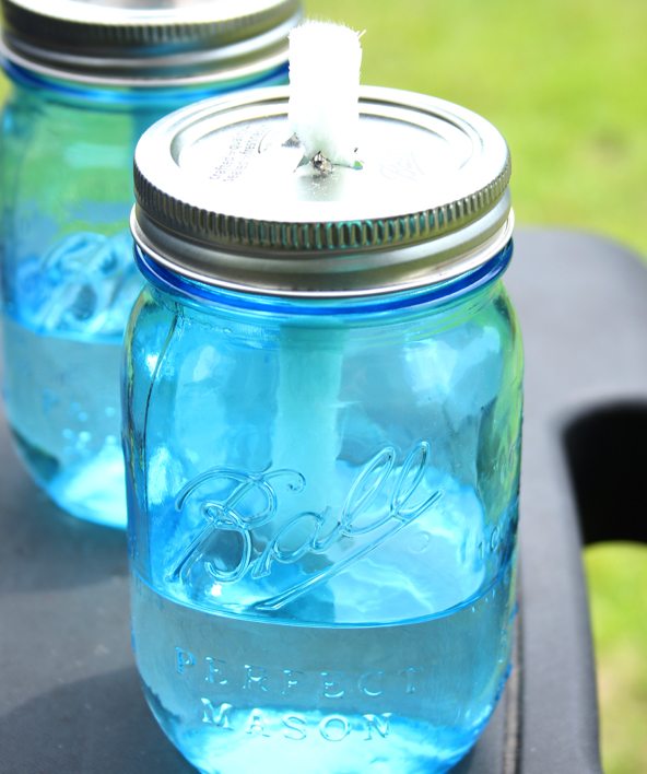The Easiest Way to Make Mason Jar Citronella Candles