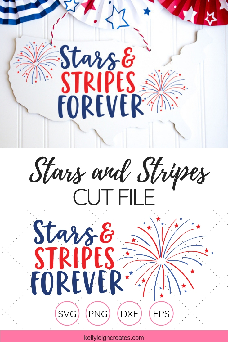 stars and stripes cut file