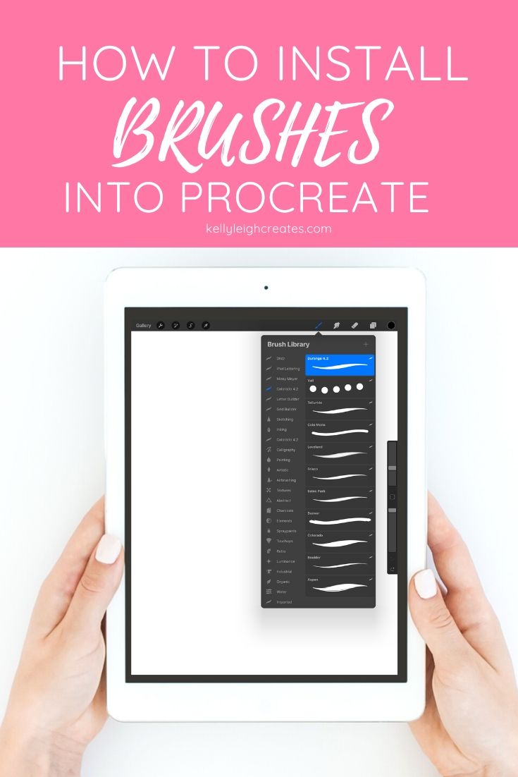 install brushes into procreate