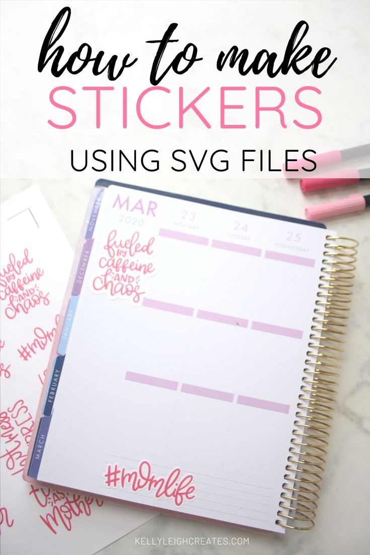 make stickers with SVG files
