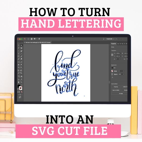 How to Turn Your Hand Lettering into an SVG Cut File