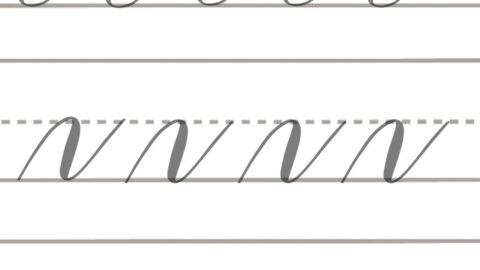8 Basic Brush Lettering Strokes | Kelly Leigh Creates