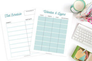 Student Binder Printables (Plus Bonus Online Learning Printable)