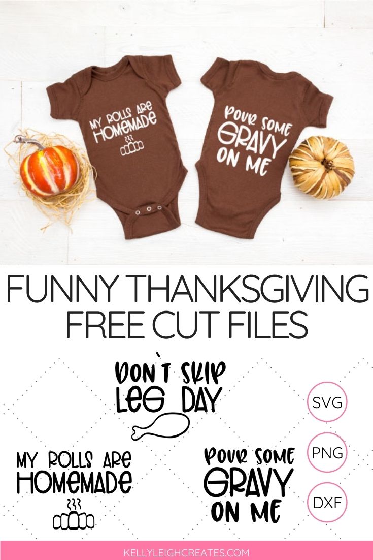 funny thanksgiving svg file on onesie