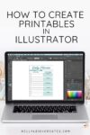 How to Create Printables in Illustrator | Kelly Leigh Creates