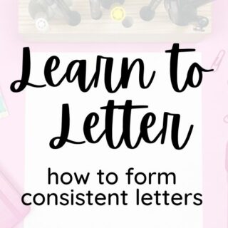 how to form letters