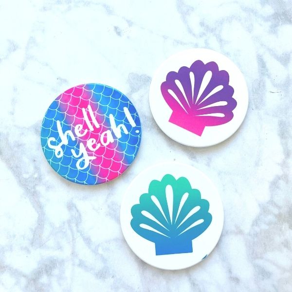 DIY Coasters with Cricut Infusible Ink