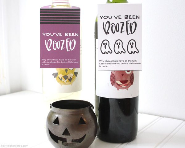 you've been boozed halloween printables