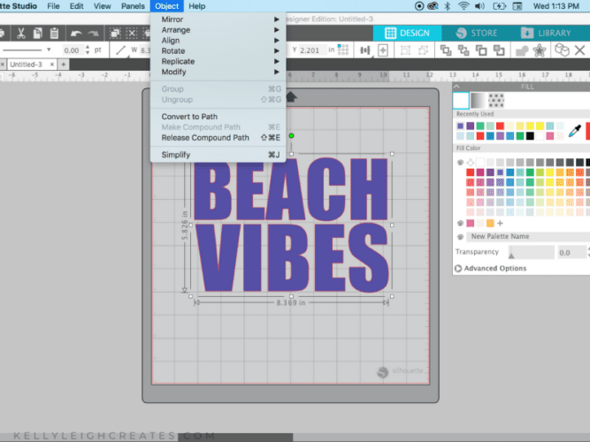 How to Create a Knockout Design in Silhouette Studio